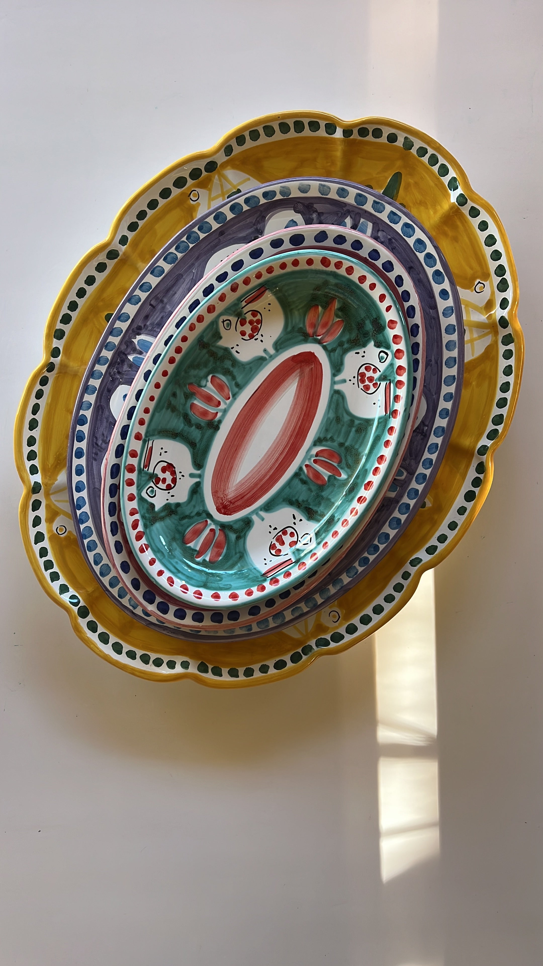 22 cm Napoli oval plate