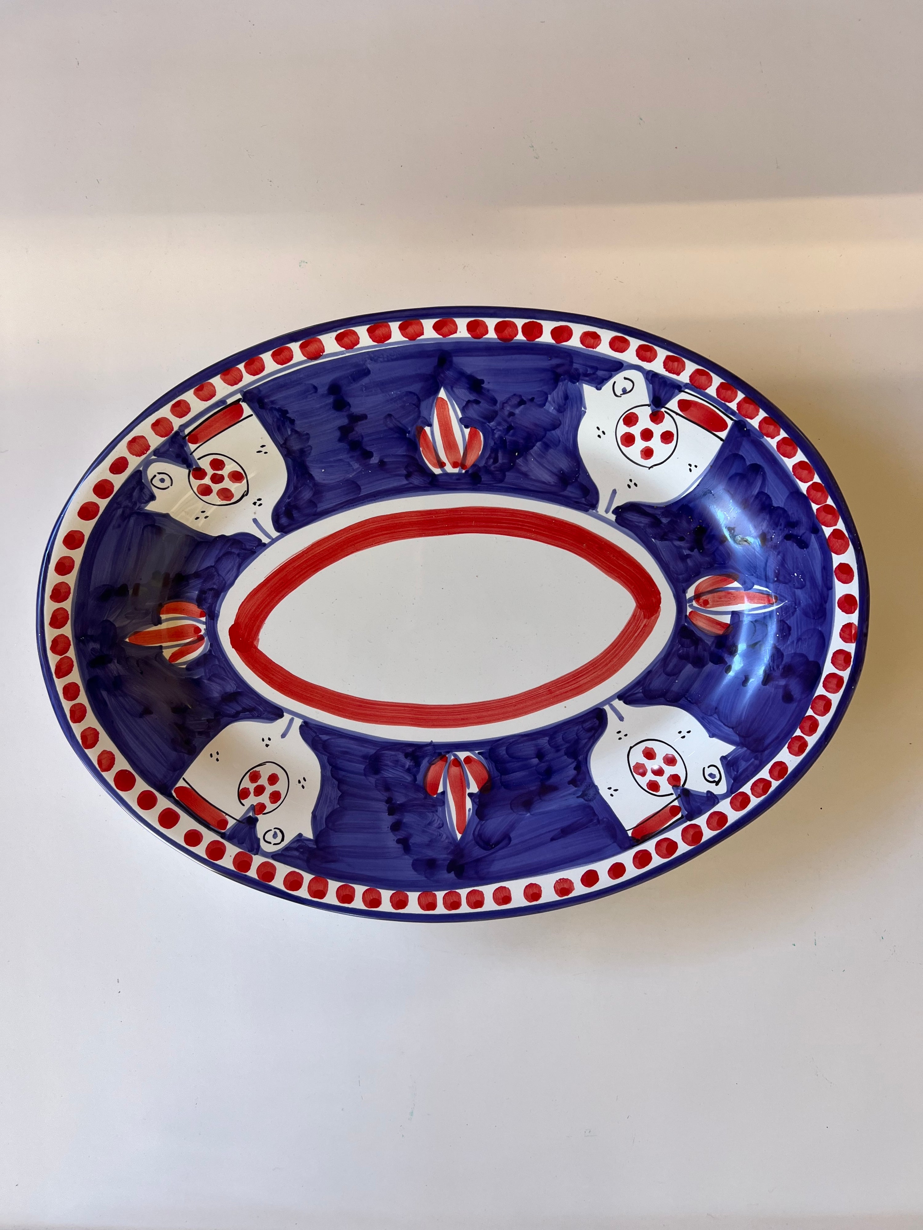 22 cm Napoli oval plate