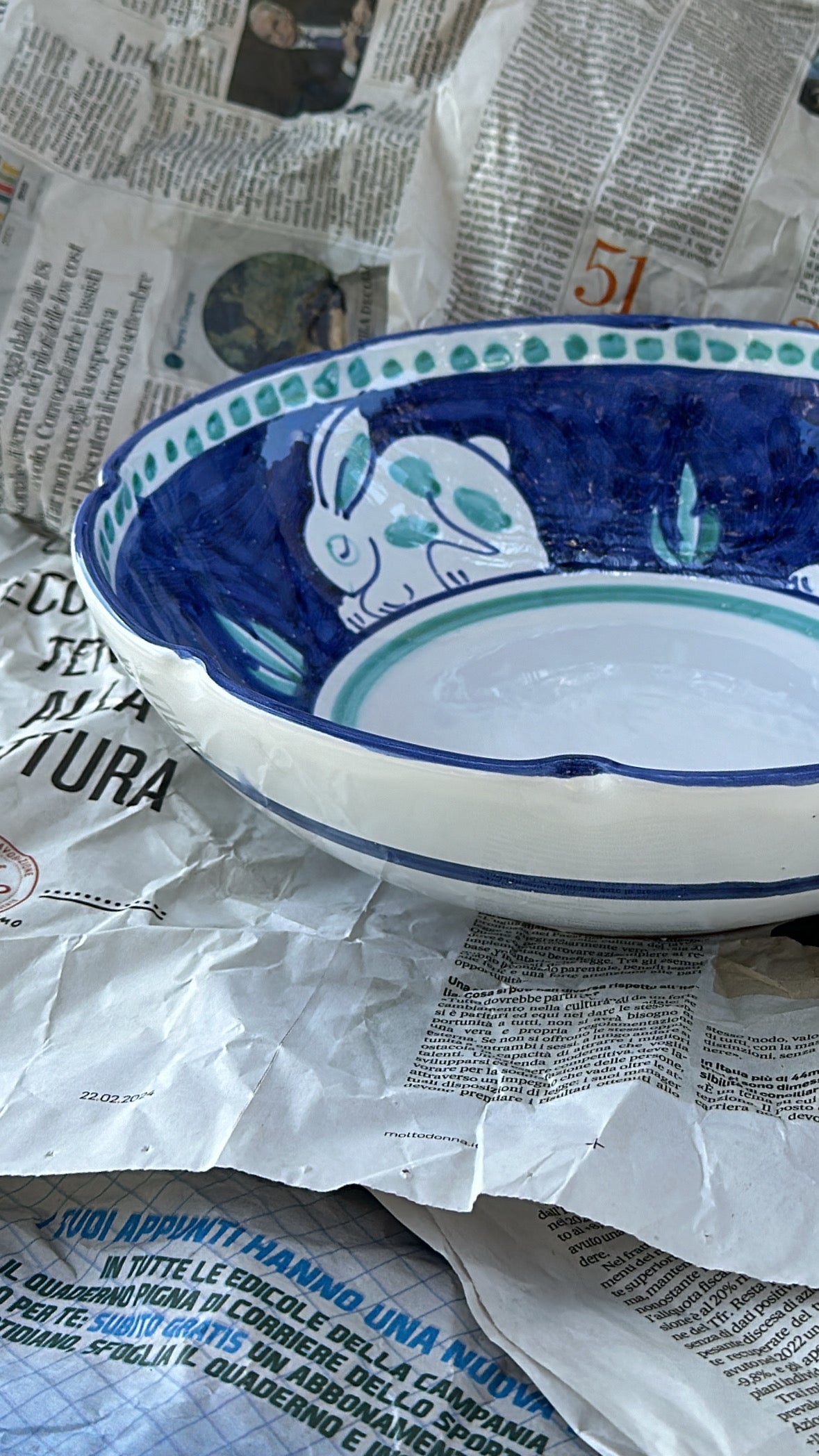 Napoli 18 cm soup bowl Dark Blue