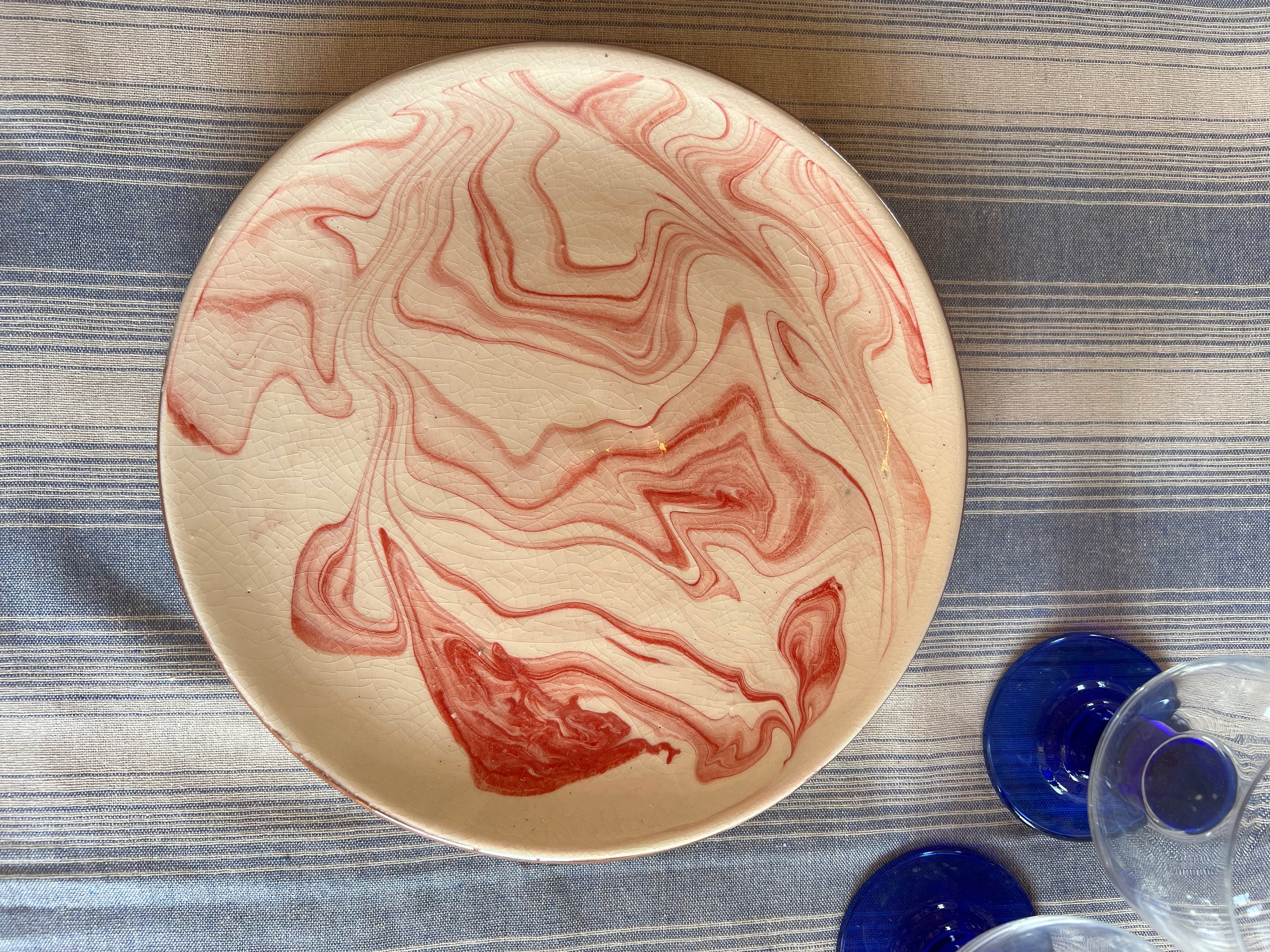 Pink Hand Made Plate