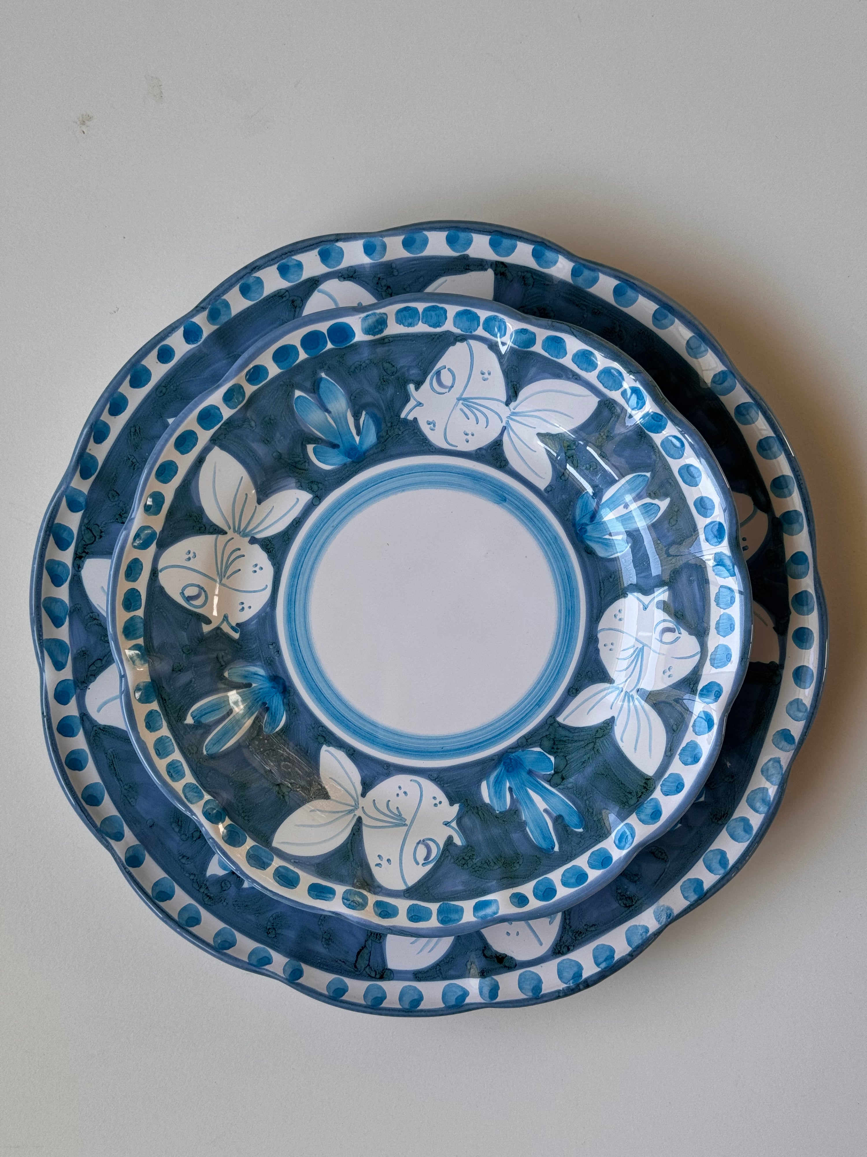 Napoli 20 cm first Course Blue