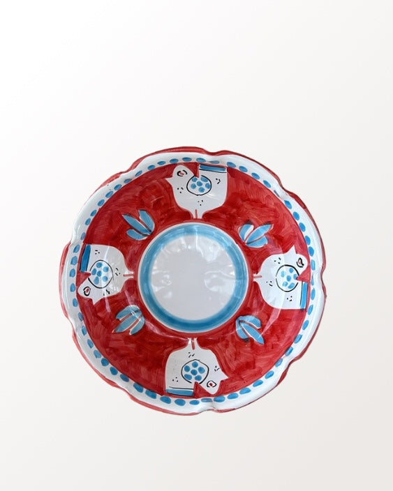 Napoli 18 cm soup bowl Red