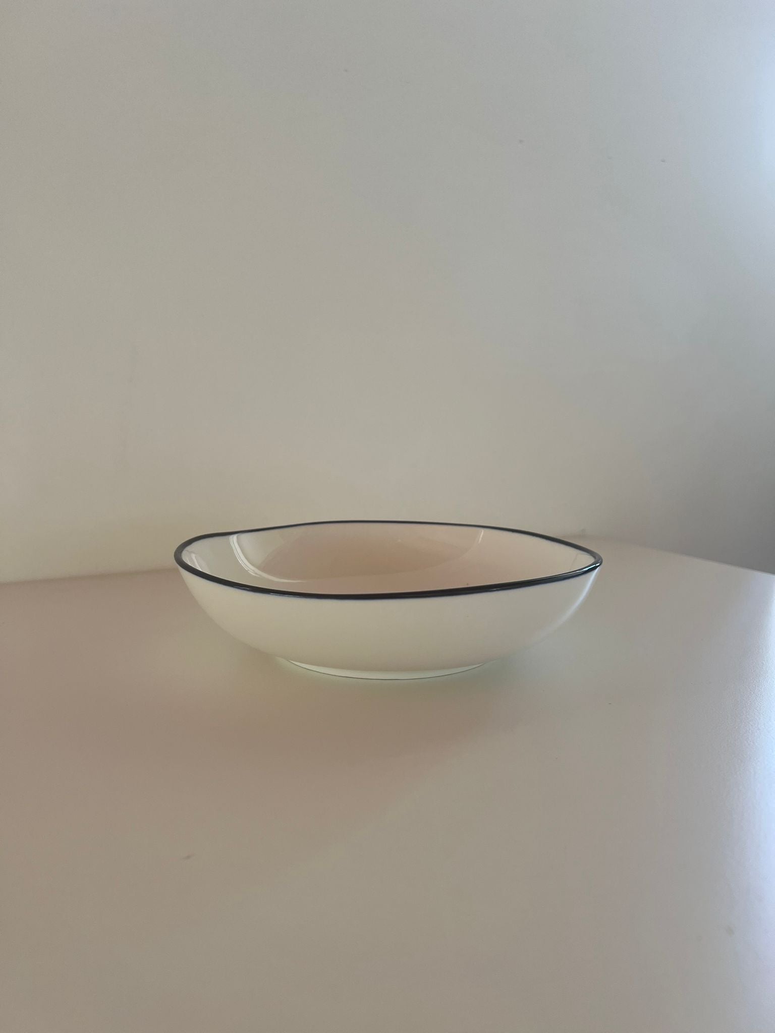 Blue line Plate- Pasta bowl