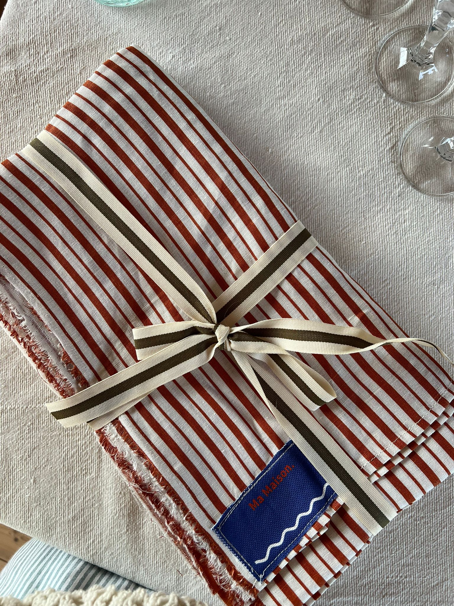 Red & White tablecloth