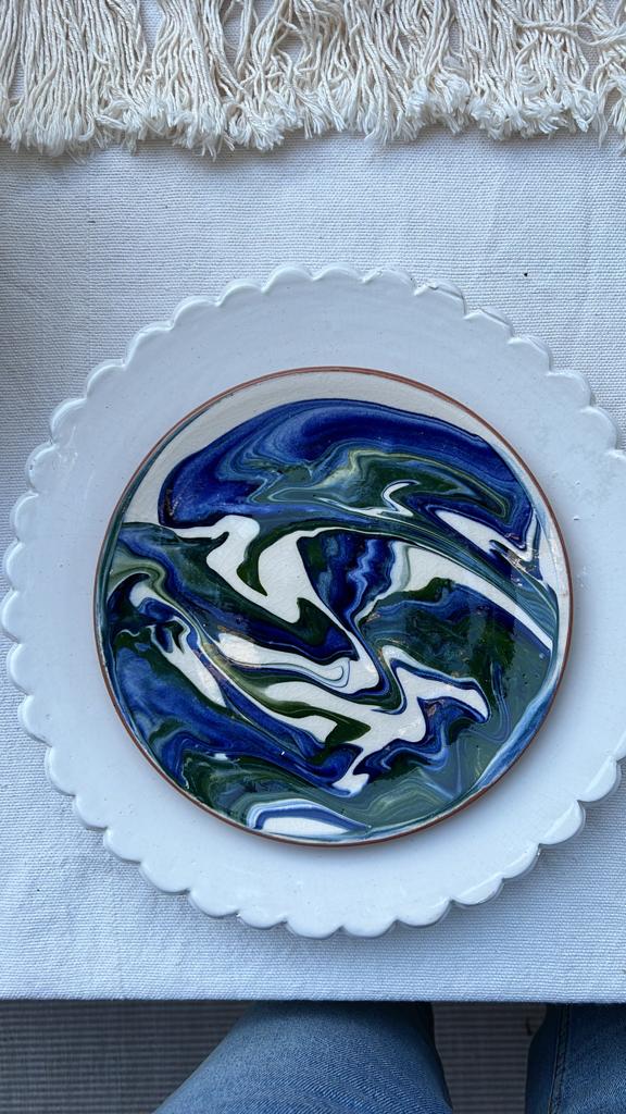 Blue Marble plate